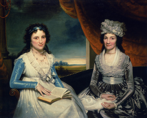 Rebecca Pritchard Mills (Mrs. William Mills) and Her Daughter Eliza Shrewsbury by James Earl, 1794-9