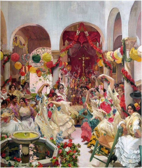 lu-art:Sevilla, el baile, 1915 Joaquin Sorolla y Bastida