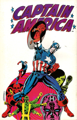 Back Cover To Captain America Special Edition No. 1. (Marvel Comics, 1984). Art By