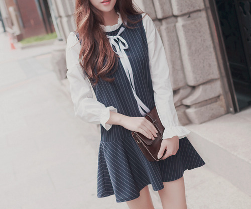 striped shirt dress from asiancute | use “simpatie” for 10% off all purchases!