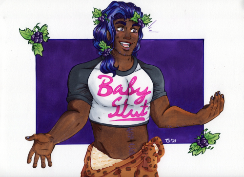 A very funky commission of Dionysus for @trashcadash  