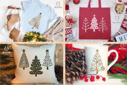 Christmas Tree SVG Bundle by OwlCottageSVG