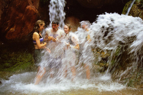 1999: Final full day of a week’s paddle-rafting down the upper Grand Canyon saw us hike up 75 