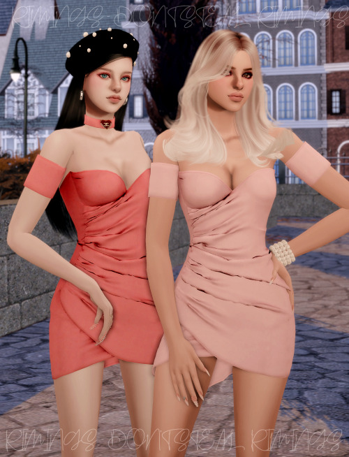 [RIMINGS] Valentine’s Day DressHave a Happy Valentine’s Day ! ❤️There are two versions w