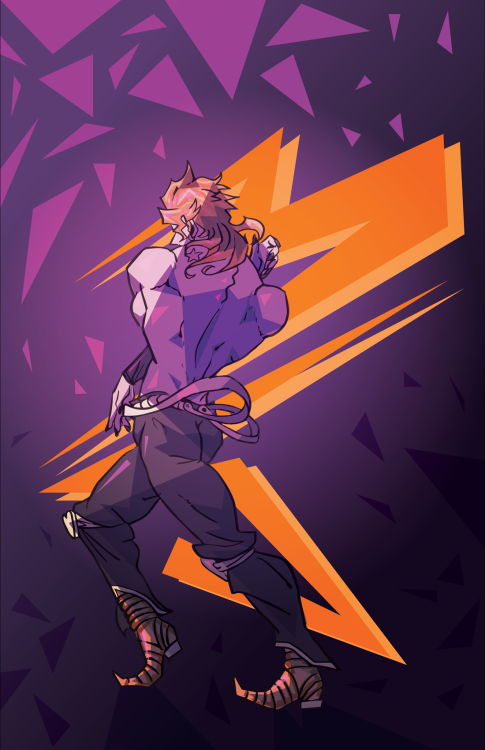 shadow-dio-sama: Another vector work I did in class. I also printed it up 11 x 17in to hang on my wa