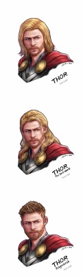league-of-extraordinarycomics: Thor Hairstyles 
