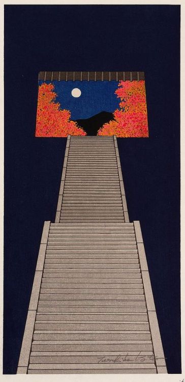 nobrashfestivity:Kato Teruhide, Feeling of Autumn, Late 20th Century.