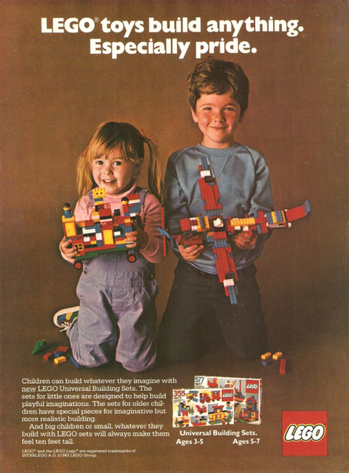 my-life-in-the-bush-of-ghosts: Non-gender specific LEGO adverts, 1981.