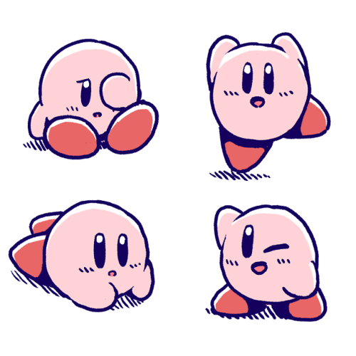 Porn Pics oppressreylos: i-am-sako:  Some quick Kirby