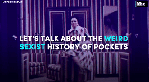 thefingerfuckingfemalefury:  nyxira:  tygermama:  this-is-life-actually:  The weird, complicated, sexist history of pockets Follow @this-is-life-actually  I don’t want to be decorative, I want to be functional. Give me some damn pockets.  THIS   I am