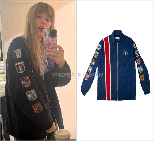 Made my own Rep jacket from official patches from the Taylor Swift Mer