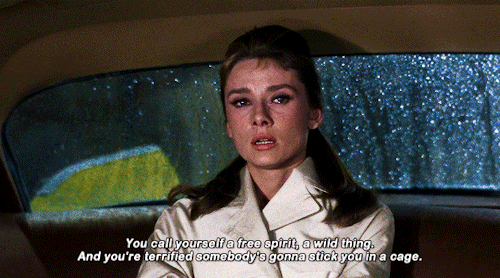 gene-tierney:  You know what’s wrong with you, Miss Whoever-you-are?  Breakfast at Tiffany’s (1961) 