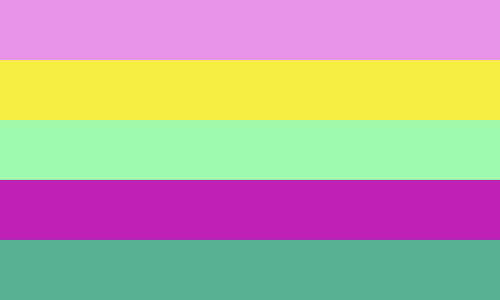 various attempts at bojack character flag edits! all colours taken directly from the characters’ col