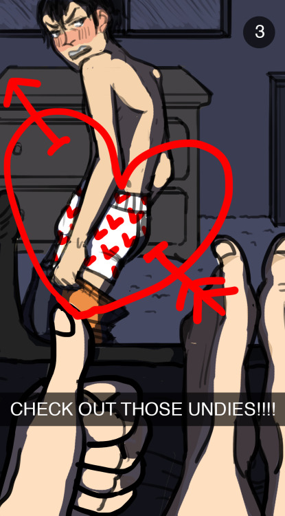 nougatte:  REVENGE OF THE BOYFRIENDS!!!!! like their bfs, hinata and yamaguchi compete with not sex but embarrassing photos these take place parallel to these snapchats :) hq snaps series