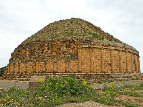 tiny-librarian:Details of the Royal Mausoleum of Mauretania. Buried inside are Juba II and his wife,