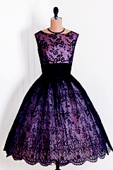vintagegal:  1950s Prom and Party Dresses: Purple 