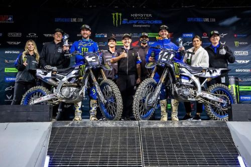 Massive weekend in San Diego for the Monster Energy® Yamaha Star Racing crew: Tomac takes 450SX 