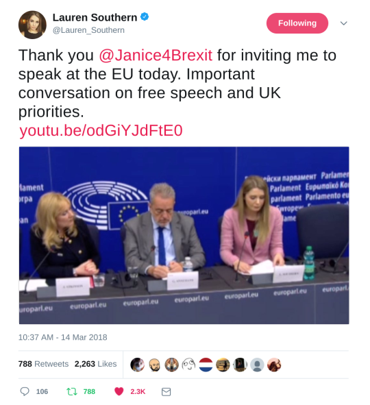 matt-ruins-your-shit: italianguy617:   When you ban Lauren Southern but not terrorists 