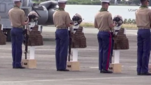 Porn photo peerintothepast:  Honoring 12 Fallen Marines