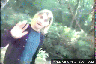 acidic-child:  kurtsmiles:  Kurt Cobain smiling/laughing gifs  xx