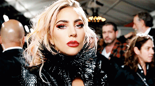 mother-gaga: Lady Gaga arrives at the 59th GRAMMY Awards at the Staples Center on
