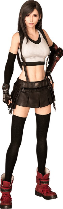 Tifa Lockhart, full render - ff7 remake