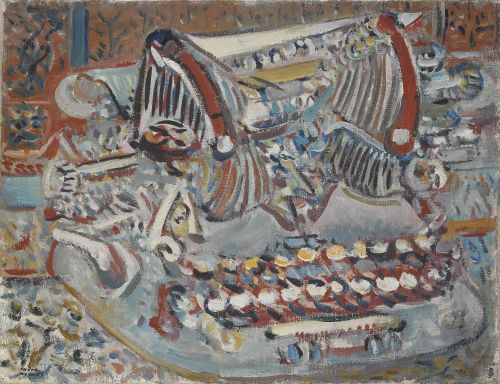 thunderstruck9:Endre Nemes (Hungarian-Swedish, 1909-1985), The Typewriter, c.1930. Oil on canvas, 42