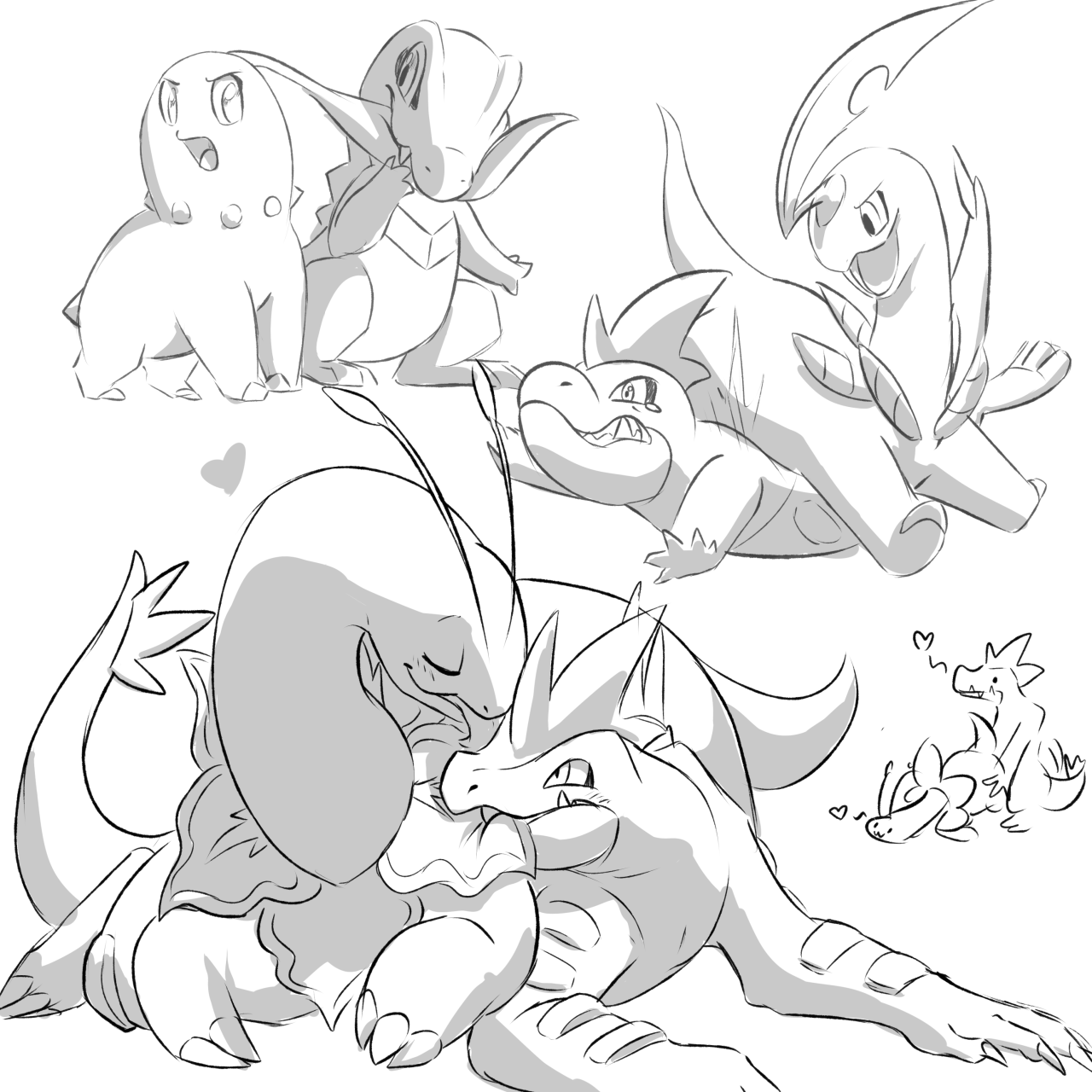 nsfwblitzdrachin:  so cute &lt;3, a commish from patreon.   &lt; |D