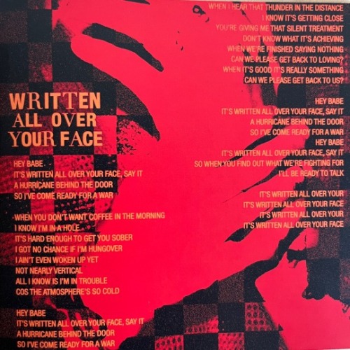 FAITH IN THE FUTURE; LYRIC BOOKLET