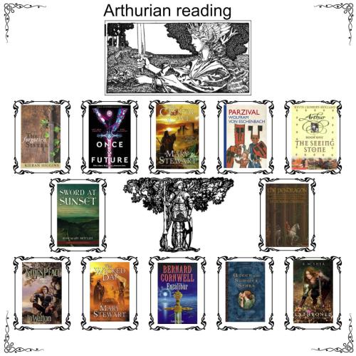 forthegothicheroine:Some of the Arthurian books on my reading list, courtesy of @fuckyeaharthuriana‘