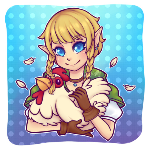 Linkle and her fully cucco