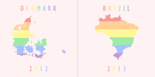 dudes: all 22 countries where nationwide same-sex marriage is legalised. #LoveWins update 30.6.2017: