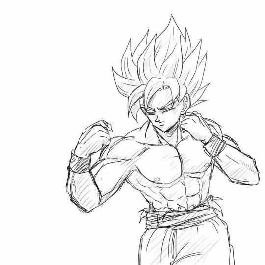 tyler maz on X: Tried drawing Goku from Dragon Ball Z #goku