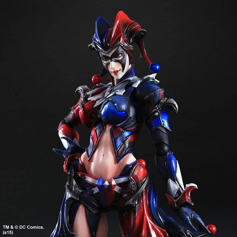 frikipobreyantojado:  Figuras Play Arts de Harley Quinn y el Joker diseñadas por