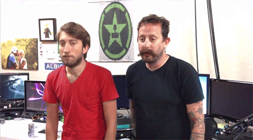 gavinfree-michaeljones-rteeth:  chanmanthe2nd:  Geoff and Gavin in Achievement HUNT #33   Dad and son.