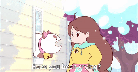 xpastelpetals: When your friend is sad 