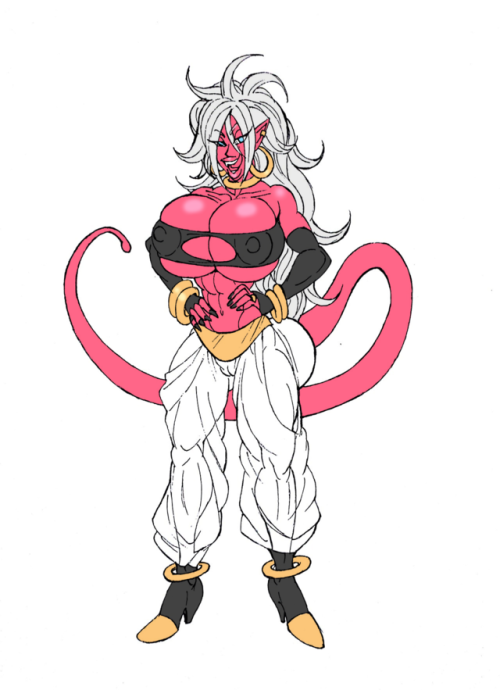 Porn Pics sun1sol: Majin Android 21!  Sexy Android