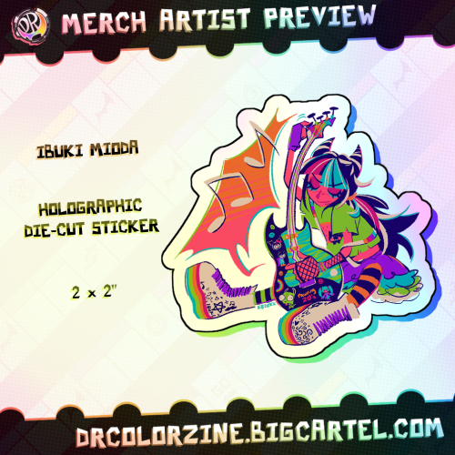drcolorzine: ✩✩ CHECK THIS OUT! ✩✩  ★ We’ve got KB20XX (@kb20xx) on merch with a 2" holographic