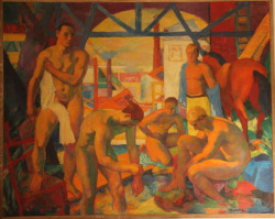langoaurelian:  Charles Kvapil ( 1884-1958 )  Fin de journée, 1949 