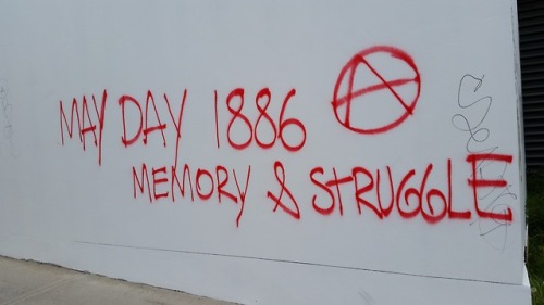 May Day graffiti in Sydney