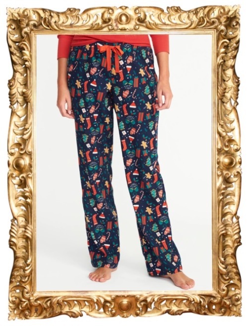 Holiday Print Flannel Pajama Pants - $10 (40% off)