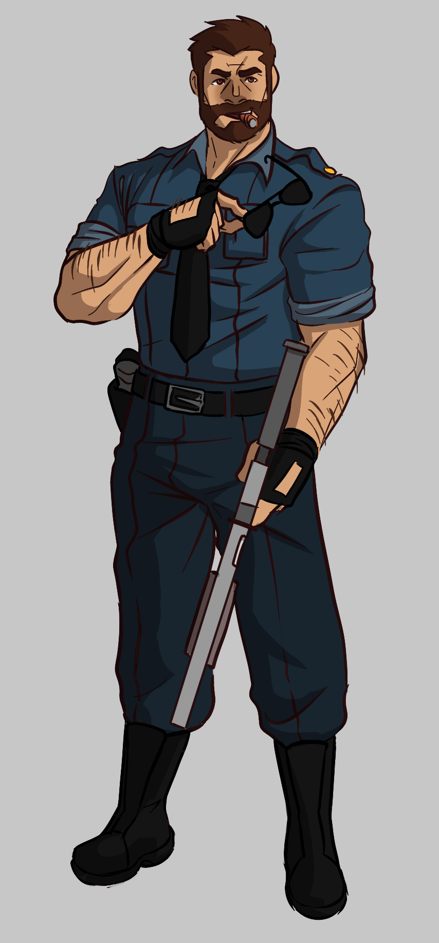 cheschirebacon:  cheschirebacon:  Officer Braum and Officer Graves  reblaarg