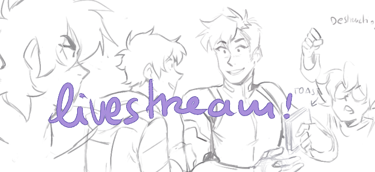 Livestream!gonna continue some Shiro stuff for the birthday which I almost forgot