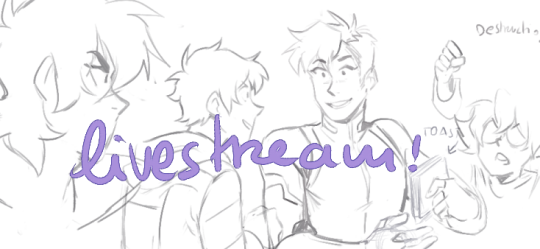 Livestream!gonna continue some Shiro stuff for the birthday which I almost forgot about, ((if i can’t finish in time I’ll post the comic from yesterday instead lool)come hang out! c:https://www.twitch.tv/ikimarus