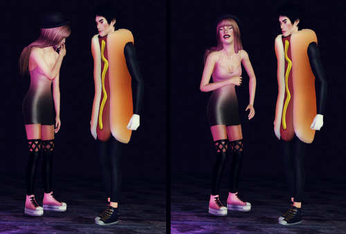 “ - Hey sista, what do you think about my Christmas costume?
*giggles*
- Wha-a-a-a-t?!
- You look like penis. Cute penis.
”
He’s hot-dog actually, but who cares? bleh