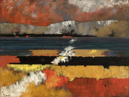 Charles Green ShawRiver Sunset, 1957Oil on canvas