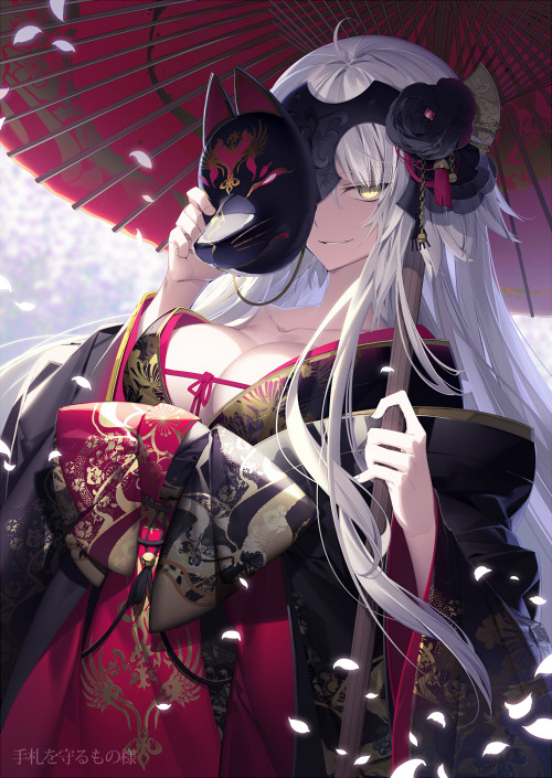 tni-jeanne:  ジャンヌオルタ[花魁] | 猫鍋蒼  https://www.pixiv.net/member_illust.php?illust_id=63678321&mode=medium 