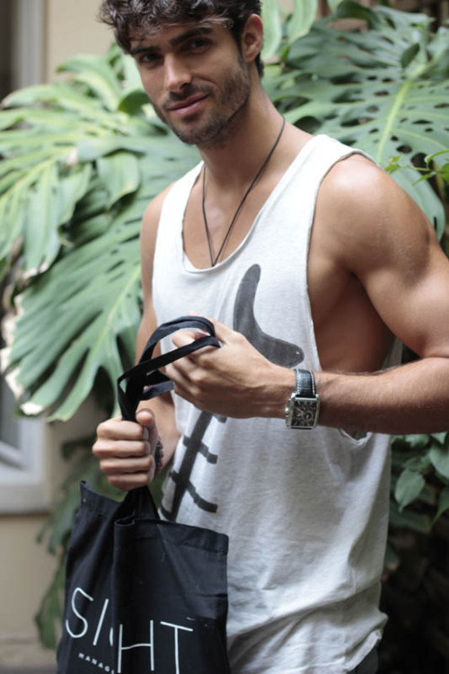 grabyourankles:  Juan Betancourt  at Sight Management Lounge at 080 Barcelona Fashion