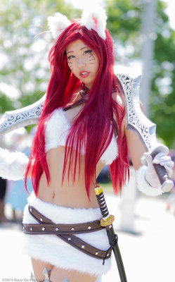 kittensightings:  Kitty Cat Katarina Cosplay by QTxPie 