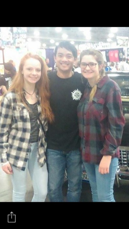 You guys I straight just met Kevin Tran in front of the Impala.